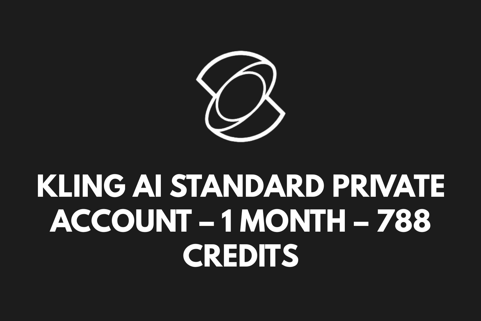 KLING AI Standard Private Account – 1 Month – 788 Credits – Full Access with Email