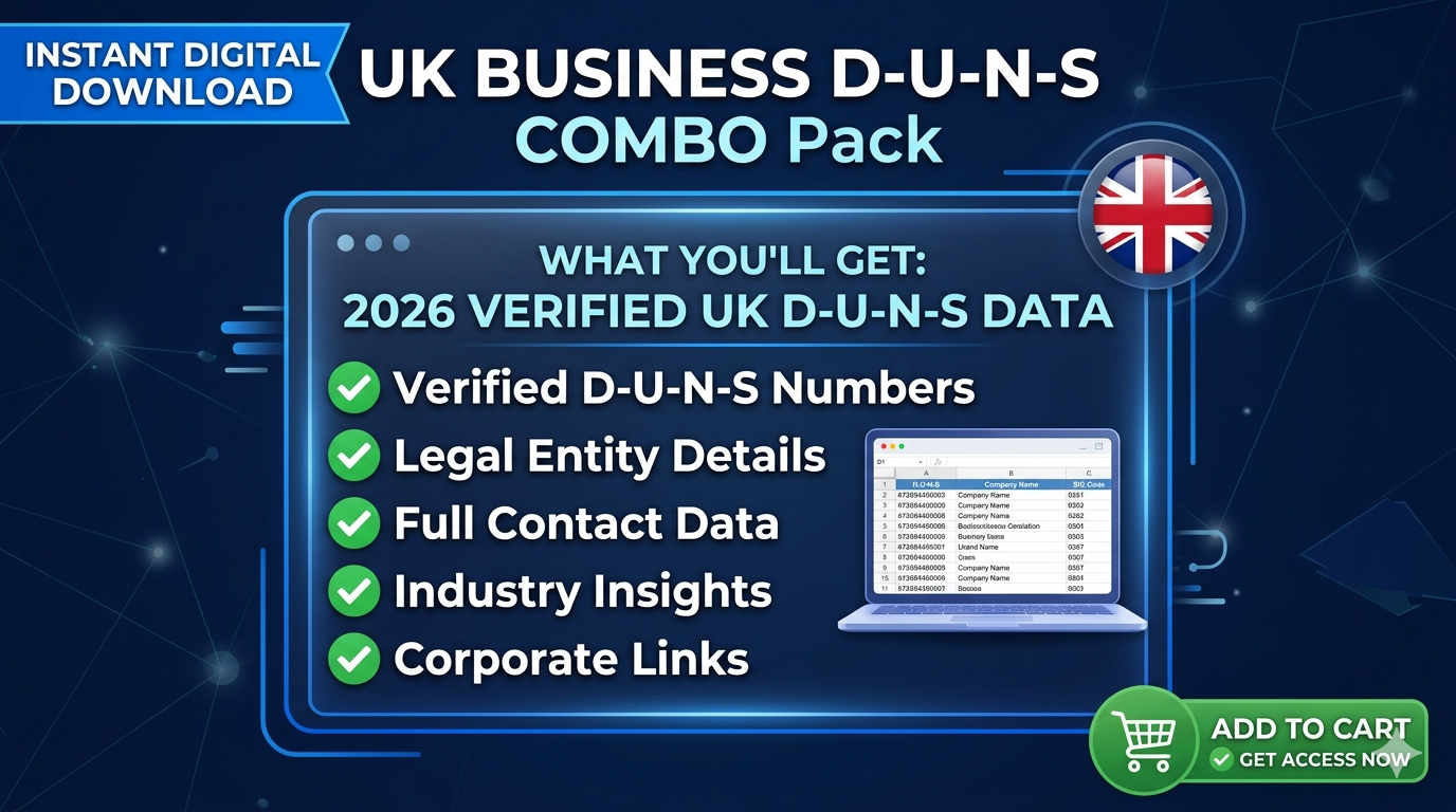 UK Business D-U-N-S COMBO Pack