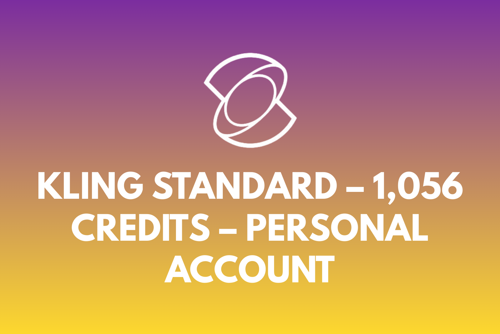 KLING STANDARD – 1,056 Credits – Personal Account – 1 Month Slide 1