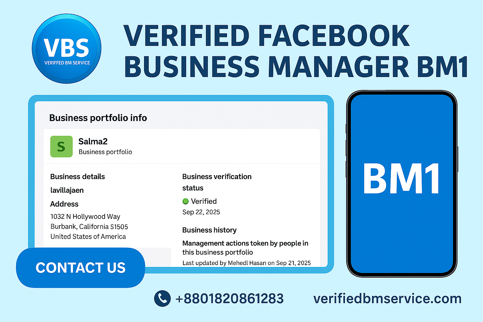 Buy Verified BM 1 | Verified Facebook Business Manager 1