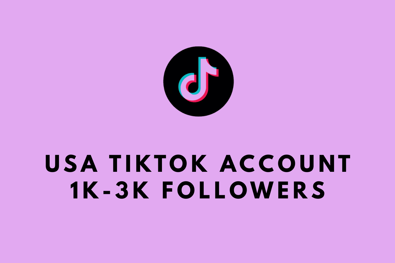 USA TikTok Account – 1K-3K Followers with Live Studio and Live Stream Activated