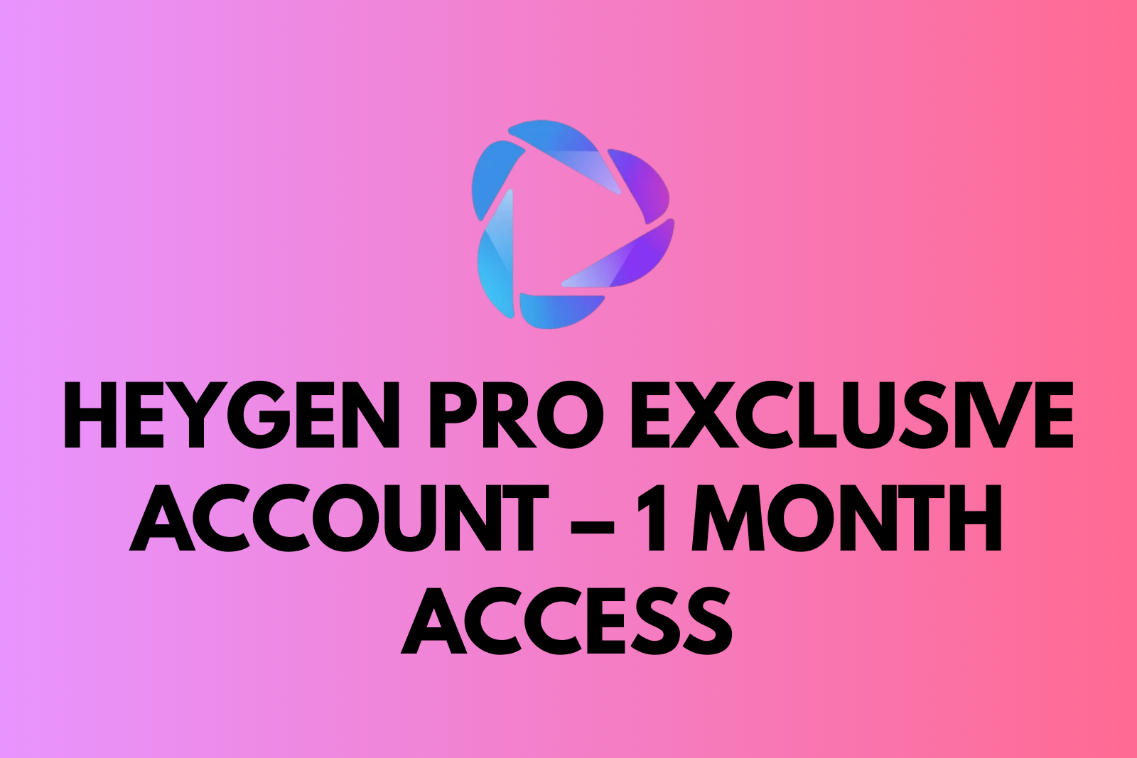 HeyGen Pro Exclusive Account – 1 Month Access | Full Warranty | AI Video Generator Slide 1